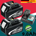 2X Original 18V 9,0Ah Akku Für Makita BL1850 BL1830 LXT BL1860 Led /Ladegerät