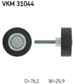 SKF Umlenk-/Führungsrolle, Keilrippenriemen VKM 31044 für VW SEAT AUDI SKODA