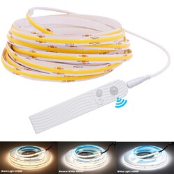 5V COB LED Streifen Stripe USB Dimmbar Leiste Band Lichterkette Kette Lichtpunkt