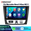 Für Mercedes Benz CLS E-Class W211 W219 DAB+ KAM Android 13.0 Carplay Autoradio