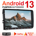 PUMPKIN 9" Android 13 Autoradio GPS Navi DAB Carplay 4GB 64GB for VW Golf Passat
