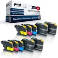 10x Alternative Tintenpatronen für Brother LC-22E Color Set - Office Plus Serie