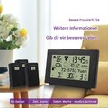 Wetterstation Digital Funk Thermometer Hygrometer mit 3 Innen Außen Sensor DHL