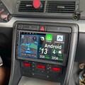 2+32G Android 13 Carplay Autoradio KAM Für Audi A4 8E 8H B6 B7 00-2009 Navi WIFI