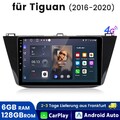 10" Android 14 Autoradio Für VW Tiguan 2016-2020 GPS NAVI DAB+ Carplay BT 6+128G