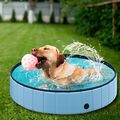 Hundepool Swimmingpool Hunde Pool Faltbar Hundebad Doggy Plantschbecken Becken