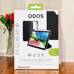 Offizielle Original QDOS iPad Mini 6 (6. Generation) Smart Folio Hülle Klapphülle