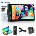 Single 1 Din 7 Zoll Autoradio Apple CarPlay/Android Auto Touchscreen BT FM +Kam