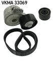 SKF VKMA 33069 Keilrippenriemensatz für CITROËN PEUGEOT