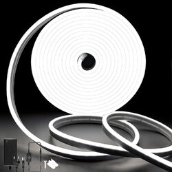 12V 2835 Neon LED Strip Streifen Flex Lichtschlauch Leiste Lichtband Innen Außen