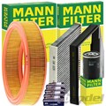 MANN FILTER FILTERSET passend für 1.2  FIAT DOBLO 119/223 PUNTO 188 / 60+65 PS