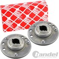 2x FEBI FEDERBEINLAGER VORDERACHSE passend für OPEL SIGNUM VECTRA C SAAB 9-3