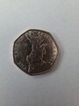 The Tale of Peter Rabbit Beatrix Potter 50p Münze 2017