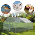 3x4x2m Hühnerhaus Hühnerstall Tiergehege Kleintierstall Hühnervoliere mit Dach