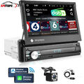 DAB+ 7" Android 13 Autoradio GPS Navi + Kamera 1 DIN Radio Bluetooth USB FM RDS