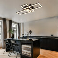 Deckenleuchte LED Kristalle Deckenlampe Wohnzimmerleuchte beweglich L 61 cm