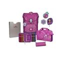 DERDIEDAS ERGOFLEX EASY PURPLE DOTS SCHULRUCKSACK SCHULRANZEN SET RANZEN NEU