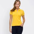 LACOSTE Damen Polo Shirt Classic Fit Bluse Hemd gelb einfarbig NEU sport tennis