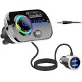 Bluetooth FM Transmitter für AutoradioBluetooth 5.0 Autoradio Adapter Empfäng...