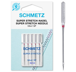 5 Schmetz Super Stretch-Nadeln HAx1 SP Stärke 90/14