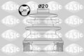 SASIC Faltenbalgsatz, Antriebswelle 1900003 für RENAULT DACIA PEUGEOT CITROËN
