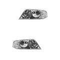 Halogen Scheinwerfer Set links & rechts H1 glasklar für Skoda Octavia II Combi