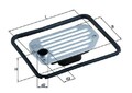 MAHLE ORIGINAL HX 85D Hydraulikfiltersatz AT Automatikgetriebe