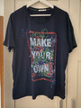 blaues Cecil Tshirt Gr.XL/44 mit Glitzersteine, Top