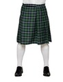 Schottischer Kilt Schottenrock für Herren grün-schwarz-weiss - Cod.158148
