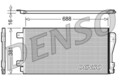 DENSO Kondensator, Klimaanlage DCN17057 für MERCEDES-BENZ