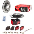 Brembo Sport Bremsscheiben Ø302mm + Beläge hinten passend für Audi A6 C6 Avant