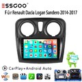 Für Dacia Duster Sandero Lodgy Renault Autoradio Android 14 GPS Navi WIFI 2+64G