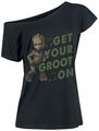 Guardians Of The Galaxy Get Your Groot On Frauen T-Shirt schwarz L