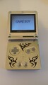 Nintendo Game Boy Advance SP Tribal Limited Edition Silber Handheld-Spielkonsole