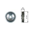 GATES TVD1135 Riemenscheibe, Kurbelwelle für Alfa Romeo Fiat Opel Lancia Vauxhal