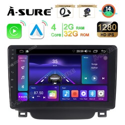 DAB+ Für Hyundai i30 GD 2012-2016 Autoradio Android 14 Carplay GPS NAVI 9" 2+32G