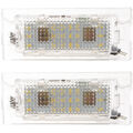 2x NUMMERNSCHILD KENNZEICHENBELEUCHTUNG LED LEUCHTE FÜR BMW X5 E53 99- X3 E83