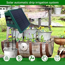 Solar Tropf Bewässerung System Kit Automatische Bewässerung System Anti
