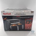 Tefal Dual Easy Fry Heißluftfritteuse Doppelkammer, 5,2/3,1 L Fassungs... EY9018
