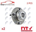 RADLAGERSATZ RADLAGER SATZ HINTEN NTY KLT-HY-526 2PCS V NEU OE QUALITÄT