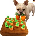 Celawork Intelligenzspielzeug für Hund Interaktives Spielzeug Plüsch Karotte S
