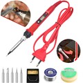 Lötkolben Set 80W Lötstation LCD Einstellbarer Temperatur Lötset Soldering Iron