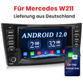 Carplay Autoradio Android 12 2+32G GPS Navi Für Mercedes Benz E-Klasse W211 W219
