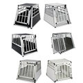 Aluminium Hundebox Transportbox Reisebox Gitterbox für Auto Hundetransportbox