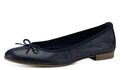 Tamaris Damen Schuhe Ballerina Slipper Pumps blau navy Leder Touch it bequem