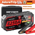 8250A Auto Starthilfe Jump Starter Ladegerät 12V KFZ Booster Powerbank Supersafe