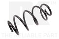 2x NK Fahrwerksfeder Links, Rechts, Vorderachse u.a. für SEAT, VW