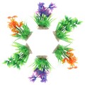 6 stücke Künstliche Aquarium Pflanzen Kunststoff Simulation Wasserpflanzen