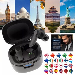 144 Sprachen AI Übersetzer Ohrhörer Echtzeit Übersetzer Kopfhörer Smart Voice