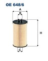 FILTRON Ölfilter OE 648/6 Filtereinsatz für CHEVROLET SUZUKI SAAB FIAT OPEL ALFA